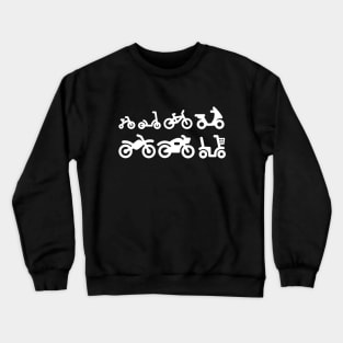 Evolution Motorcycle motorcycling motocross bike Crewneck Sweatshirt